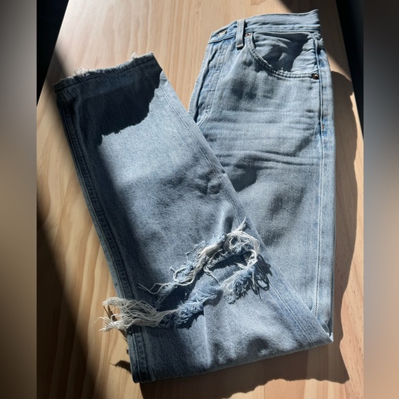 AGOLDE Riley High Rise Straight Crop Jeans - Picture 8 of 8